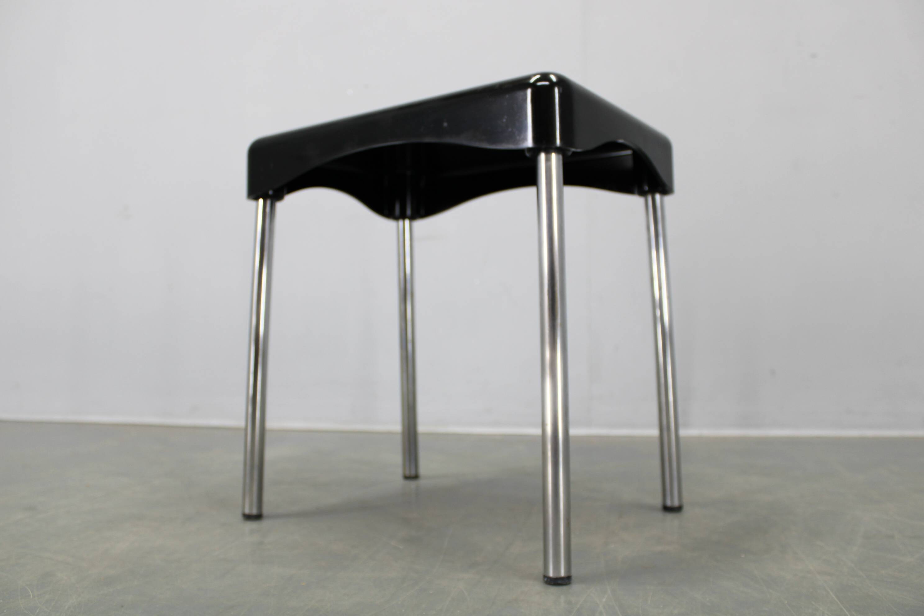 Marmore mid-century plastic stool by Carrara & Matta, Italy, 1970s