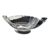 Art Deco cup in molded pressed glass