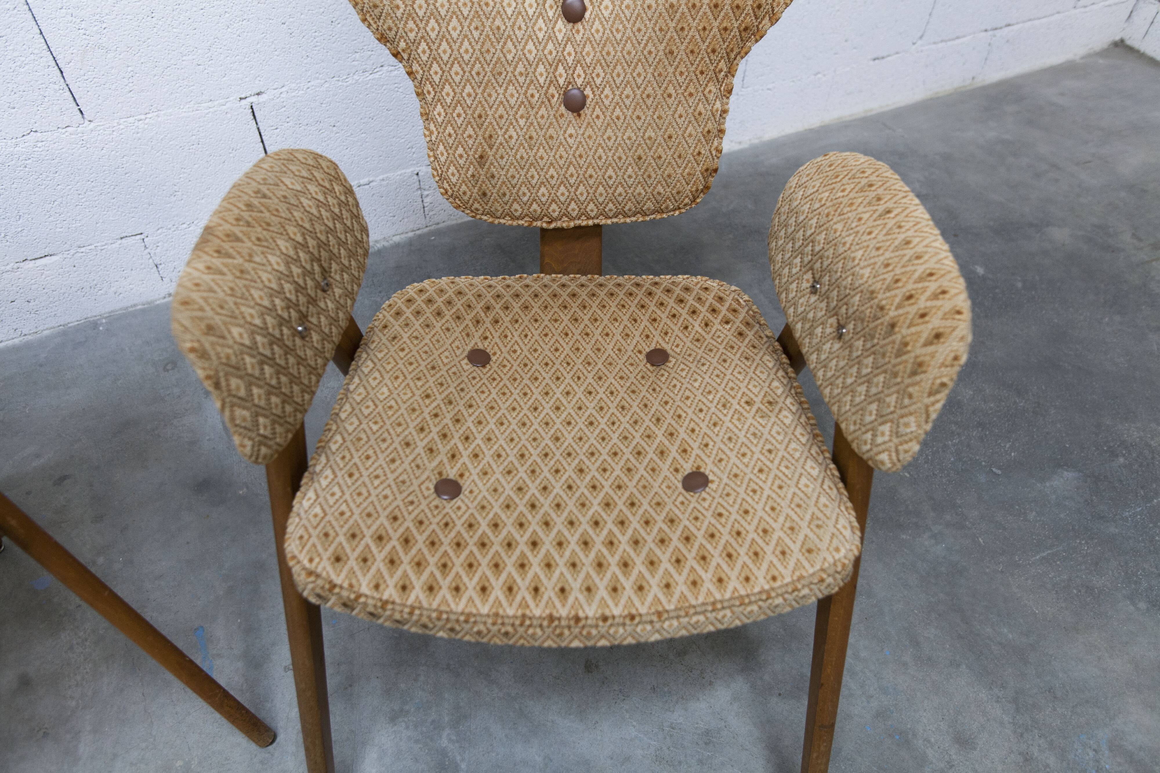 Pair of Lounge chairs by Roger Landault, ABC edition, 1950.