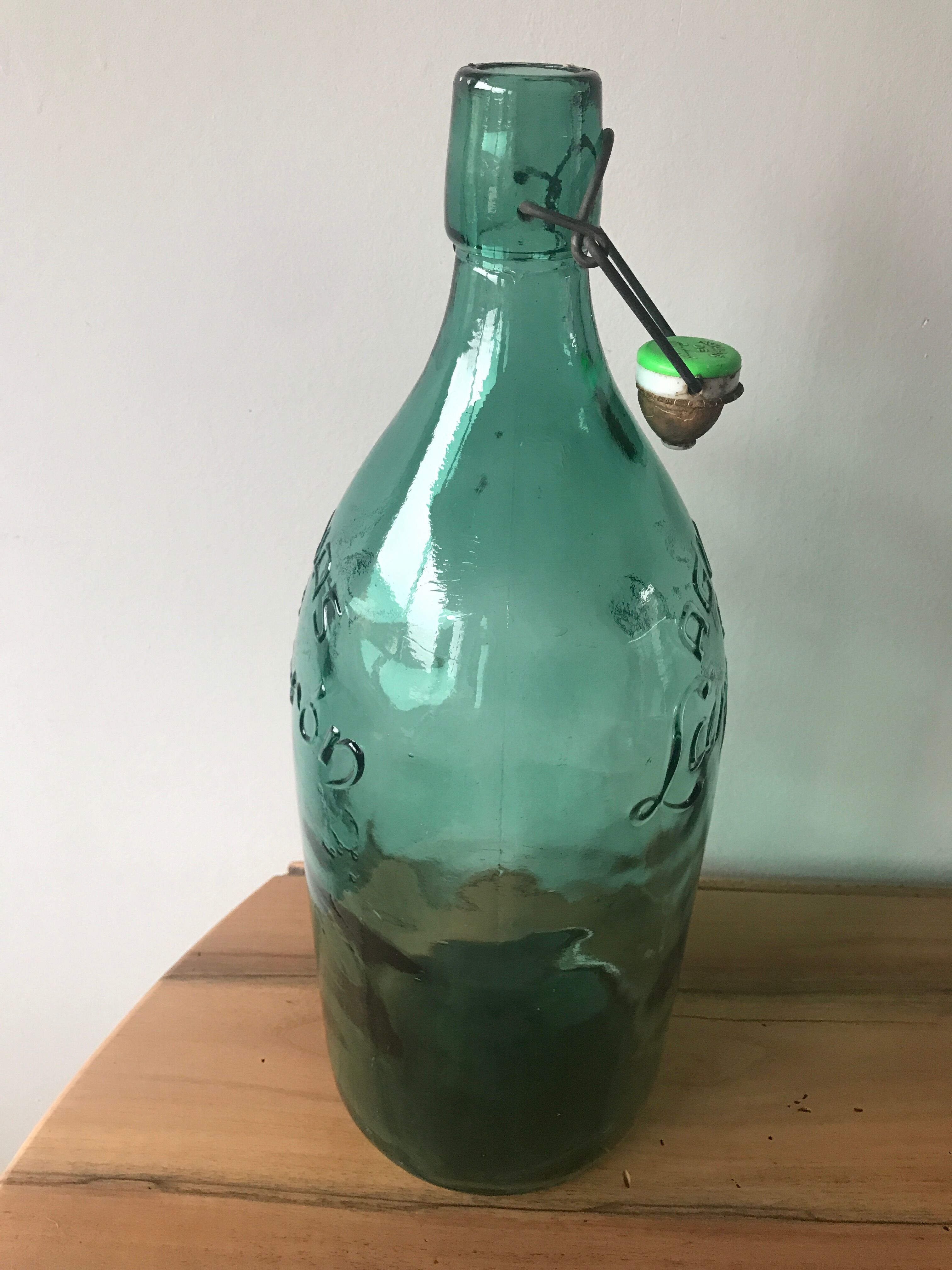Old bottle Aguas de Lanjarón