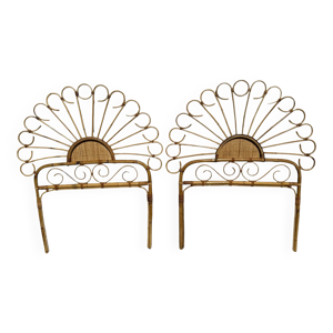 Tête de lit en bambou