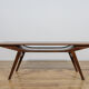 Table basse en teck des années 60, Danemark.