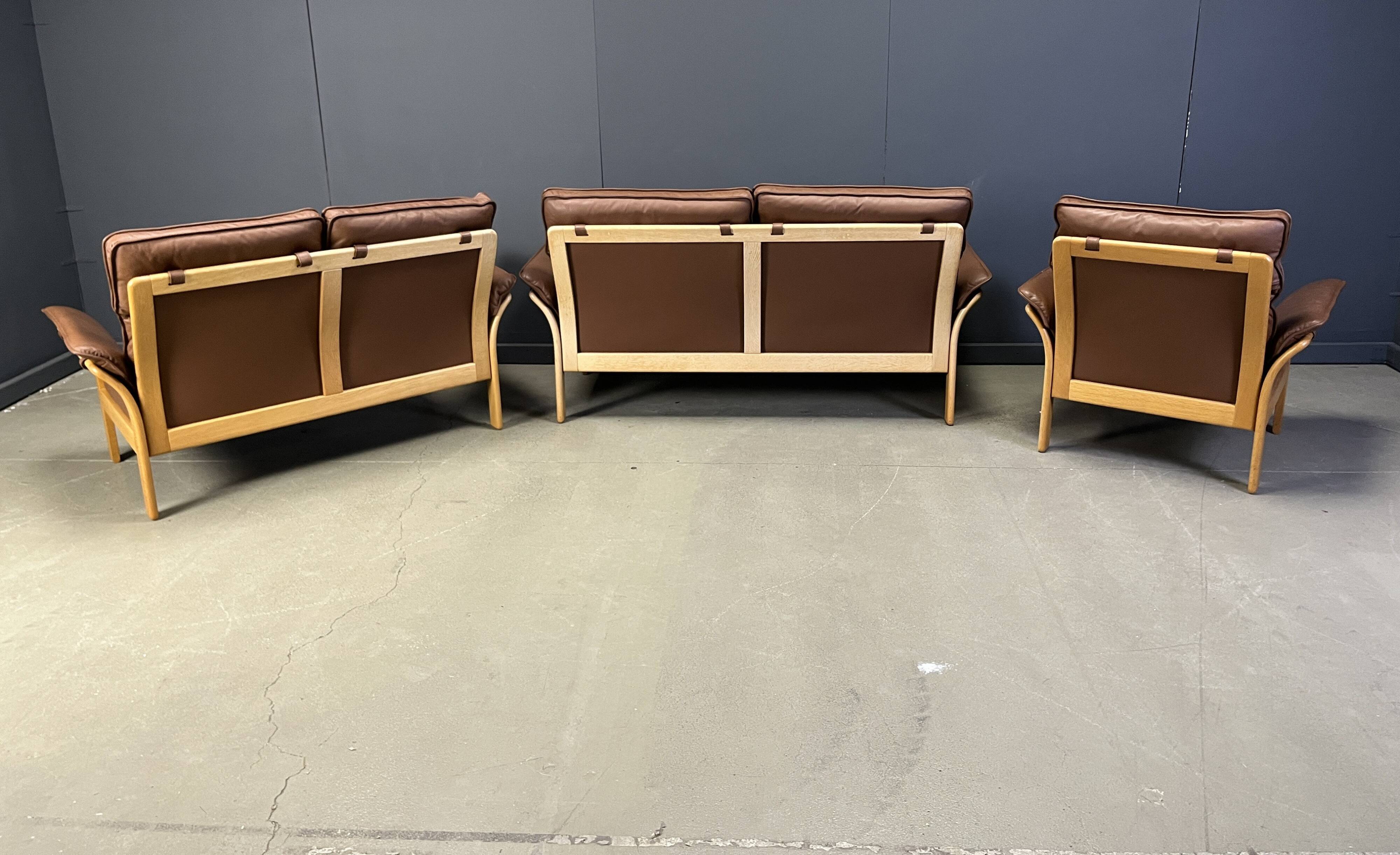 Vintage Scala sofa set by Dreipunkt International, 1970s