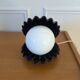 Vintage ceramic shell lamp