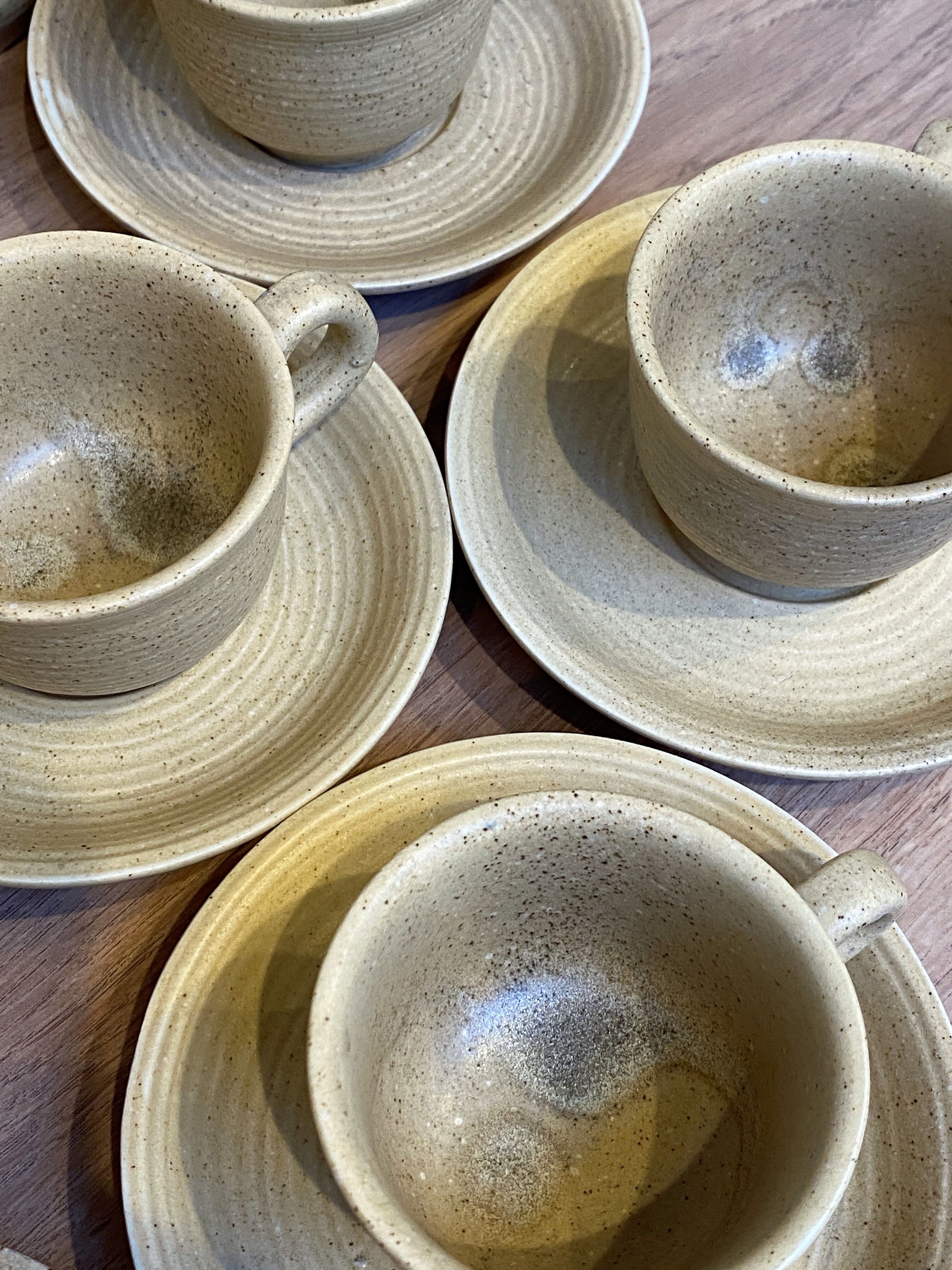 Stoneware coffee service