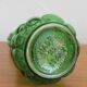 Carafe Italian bottle in vintage green empoli glass
