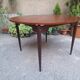 Wooden Dining Table with Round Top, 1950s
