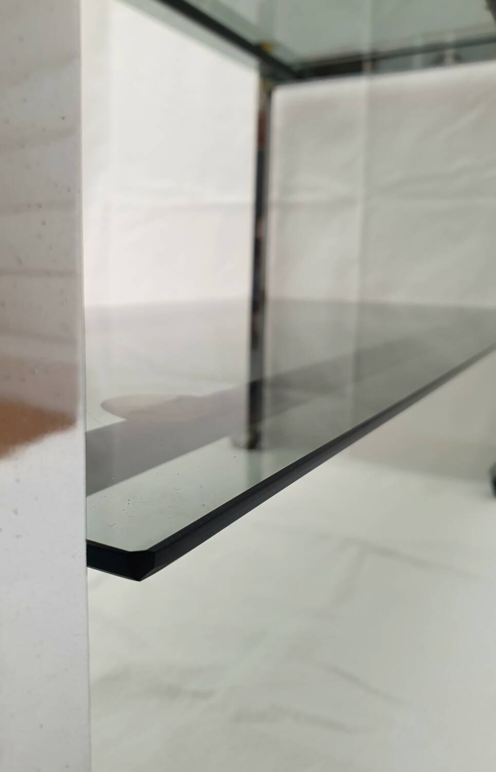 Vintage chrome console