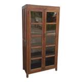 Armoire vitrée en bois