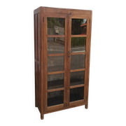 Armoire vitrée en bois