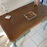 Oak desk with two drawers