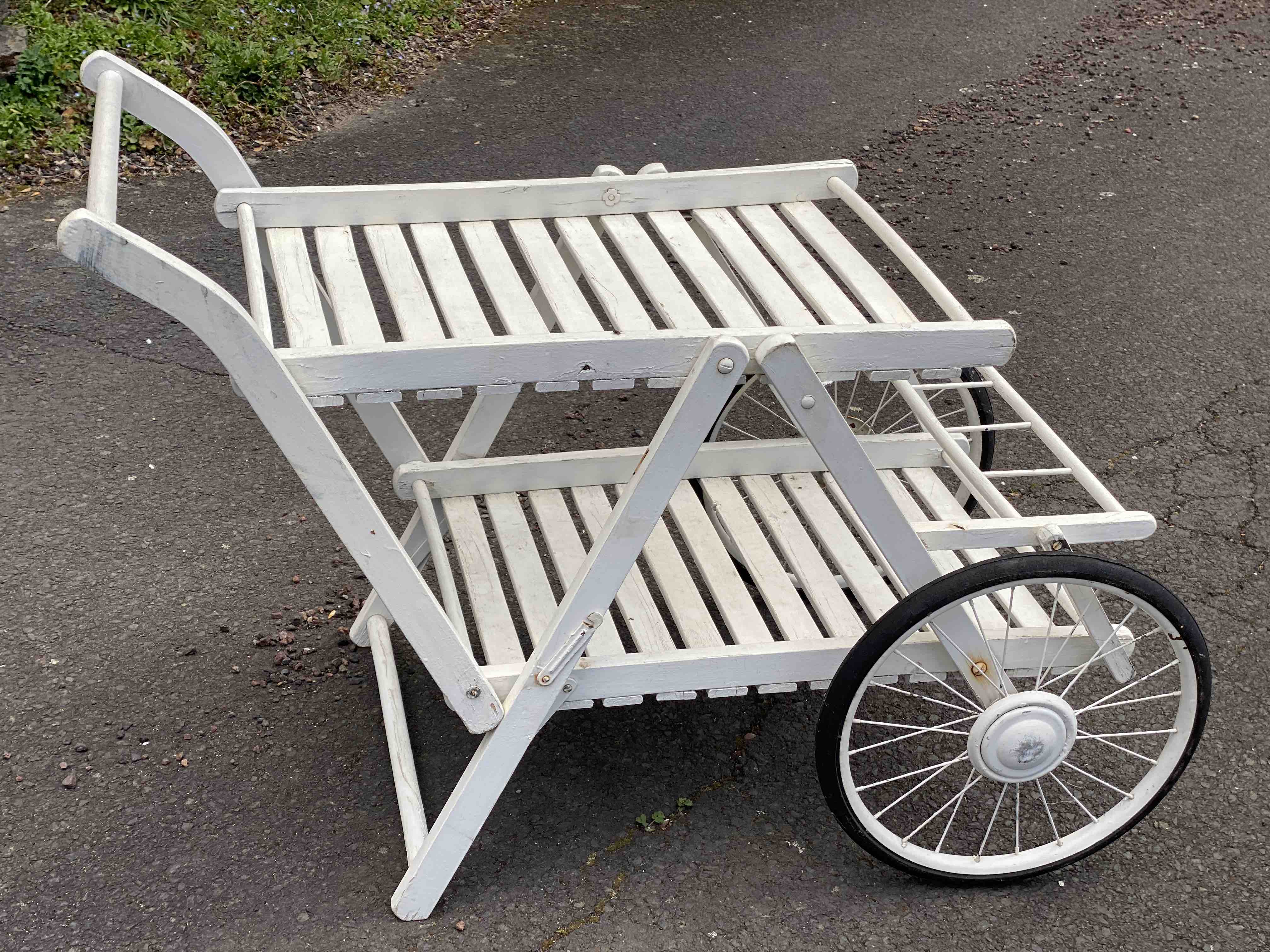 Folding vintage garden furniture