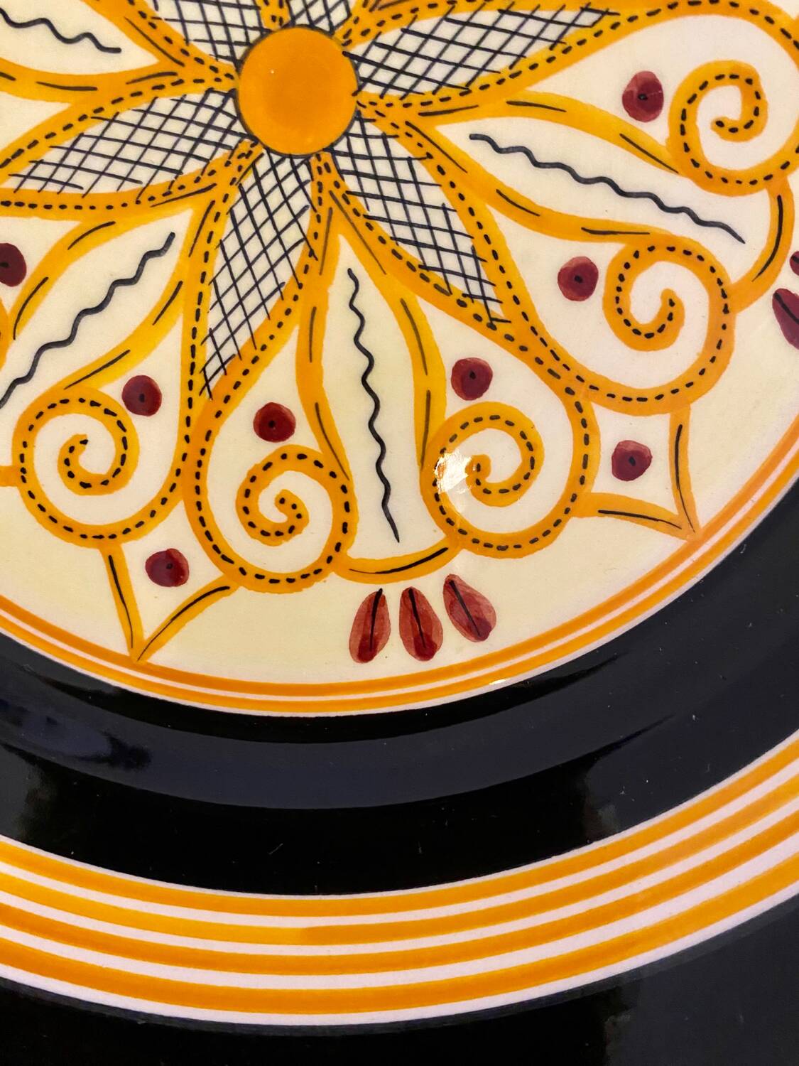 HB Quimper plate