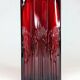 Vintage Avon burgundy glass vase