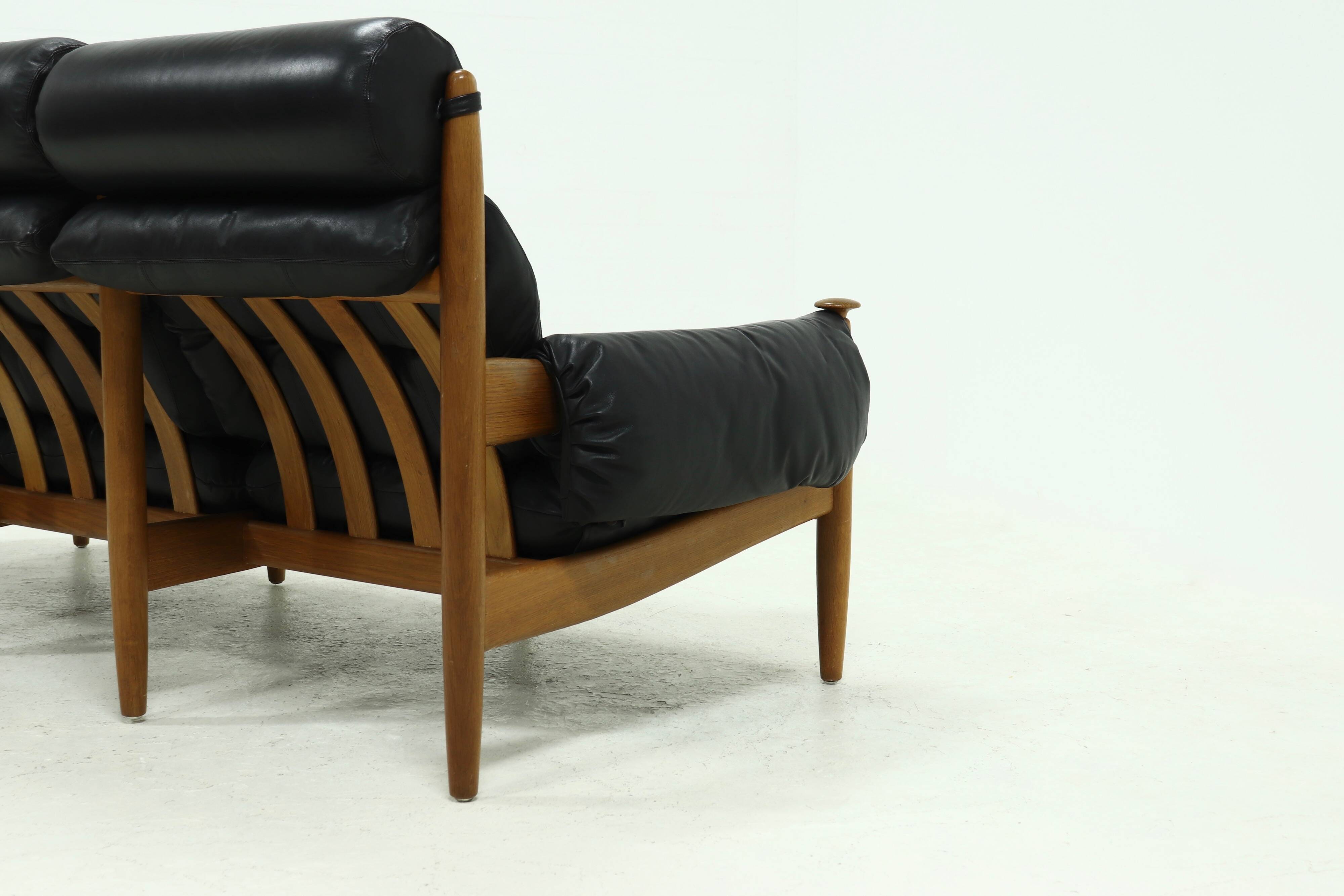 Scandinavian Three Seater Sofa by Eric Merthen for Ire Möbler 1960s