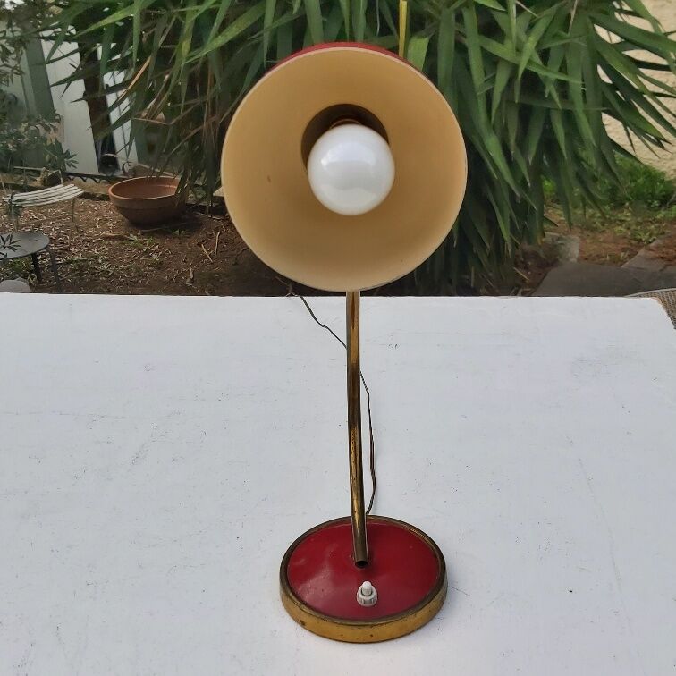 Vintage articulated desk lamp 1950