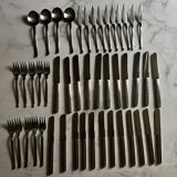 Partie de ménagère Carlo Hugo Pott à Solingen en acier chromé, 47 pièces, 1975
