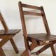 Folding chairs "by the wood fire"