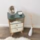 Vintage mirror bedside table