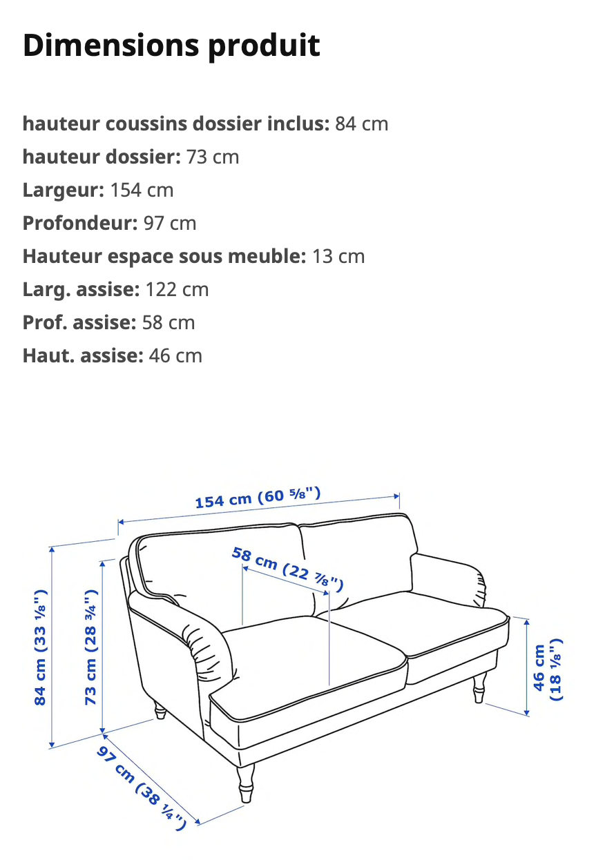 2-seater Sofa Stocksund