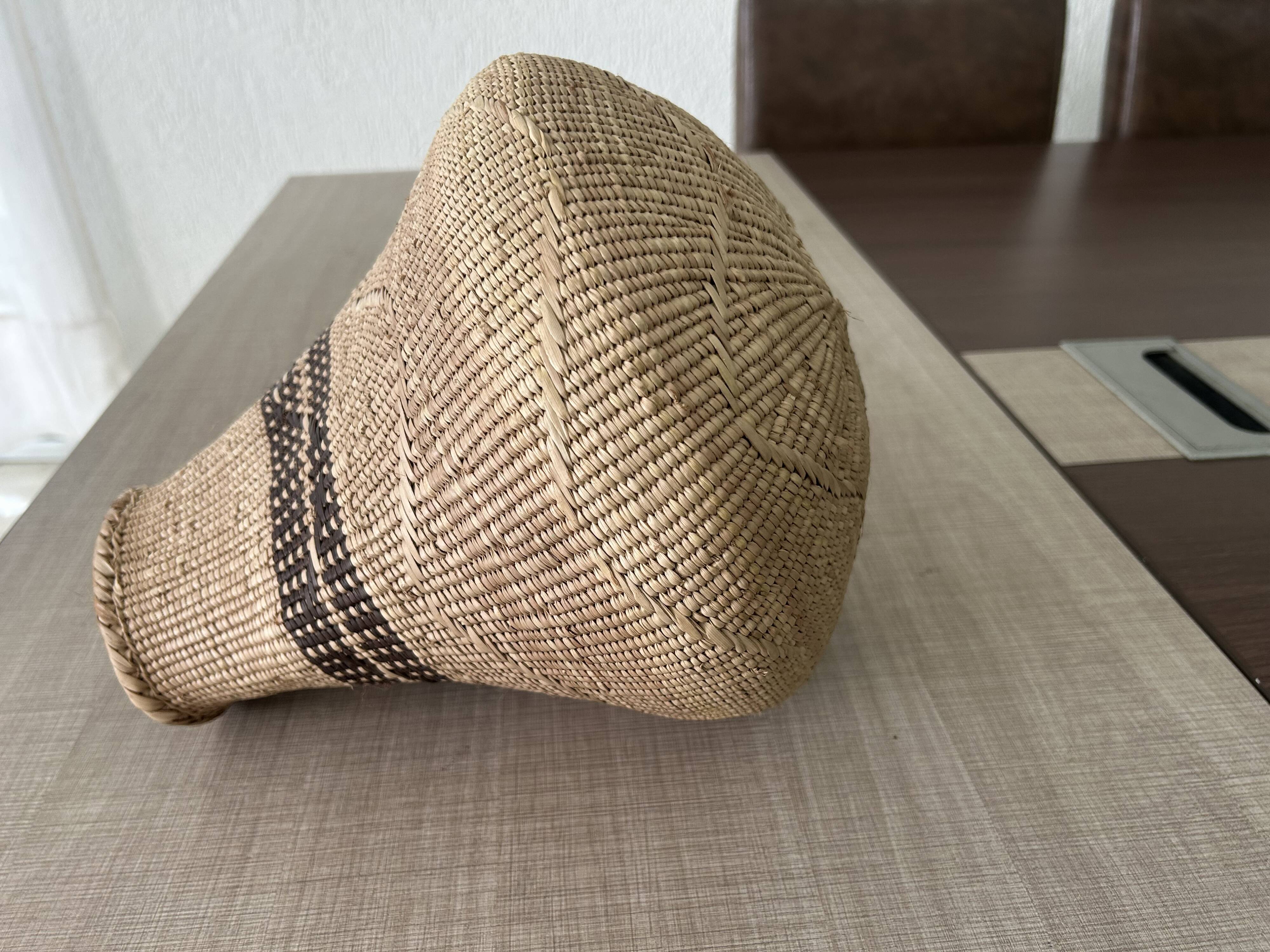 Panier Africain Binga (Tonga) tissé à la main