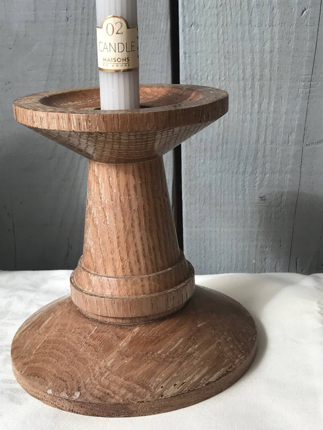 Pair of designer candlesticks