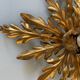 Florentine Gold Gilded Flushmount 1950’s