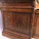 Bureau ministre en chêne richement sculpté, circa 1880
