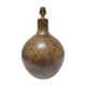 Lamp foot sandstone pyrity vintage height 31 cm