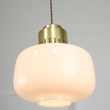 Mid-century Opaline Pendant Lamp