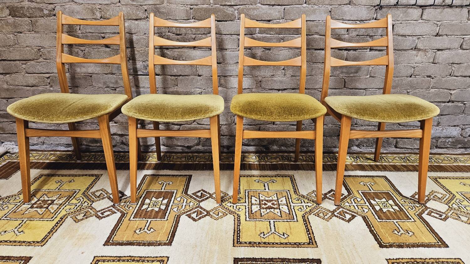Set de 4 chaises scandinaves par Bähre Mignon Möbel 1960