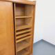 Vintage Guillerme et Chambron wardrobe in solid oak from the 60s