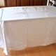 Vintage white sheets in white cotton with frieze