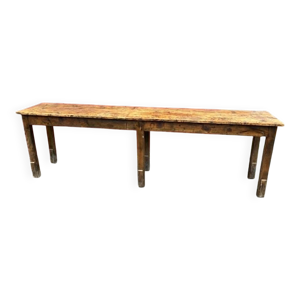 Table desserte en sapin