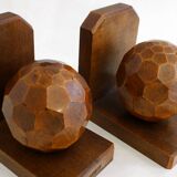Pair of mirror ball bookends