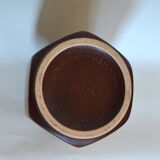 Hexagonal vase Scheurich Keramik, model 207-20, made in West Germany