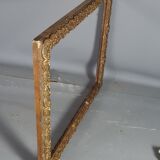 Old frame gilded stucco wood 47x38 foliage 42x32.9 cm Louis XIV SB style