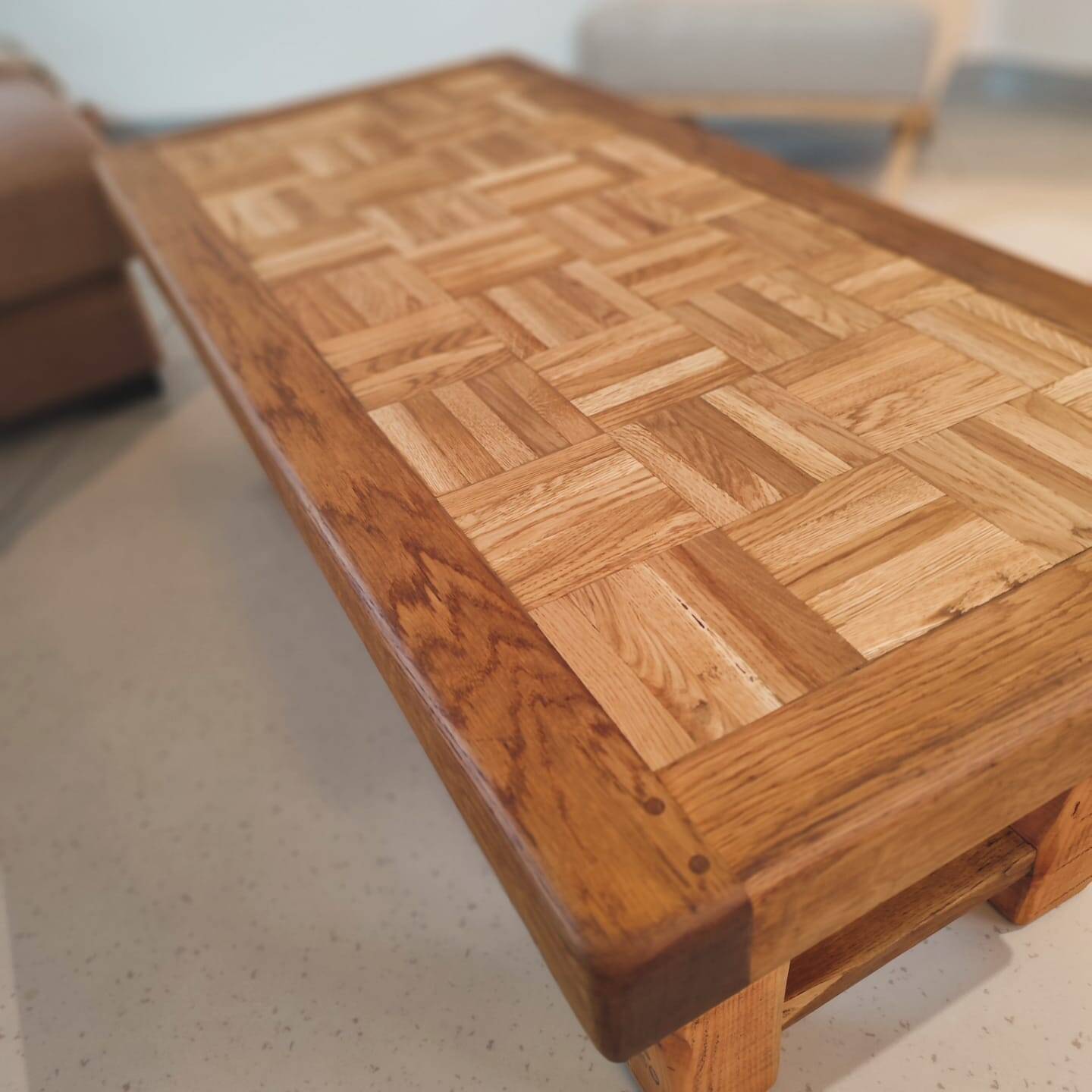 Oak coffee table