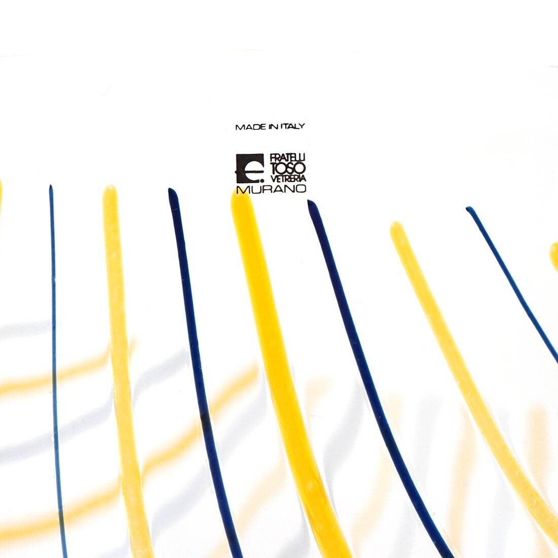 Striped vase by Rosanna Toso for Fratelli Toso, 1970s