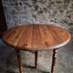 Table à manger extensible vintage en chêne / Table à abattants – 1950s–1970s, France