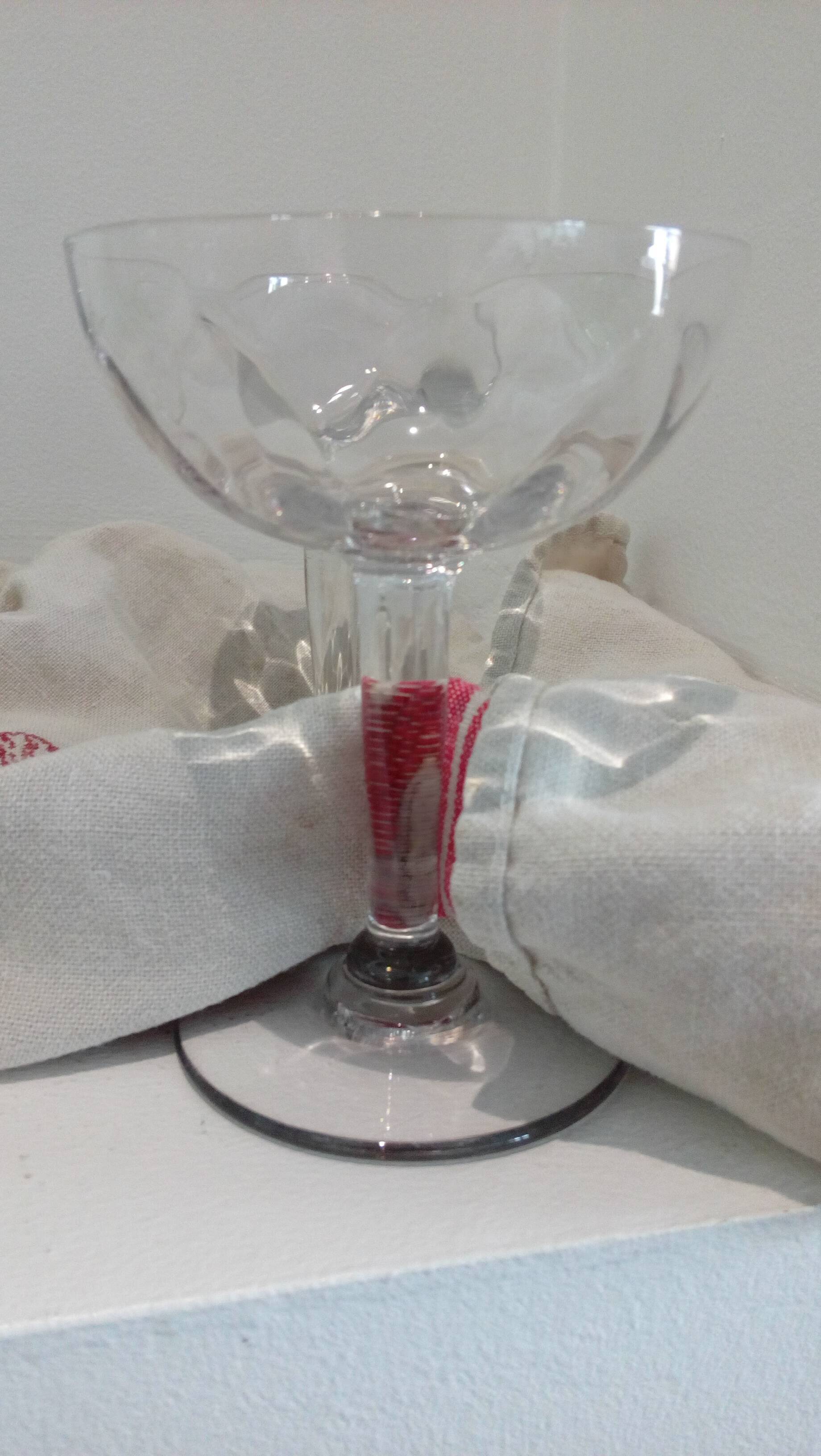 Set of 6 champagne glasses