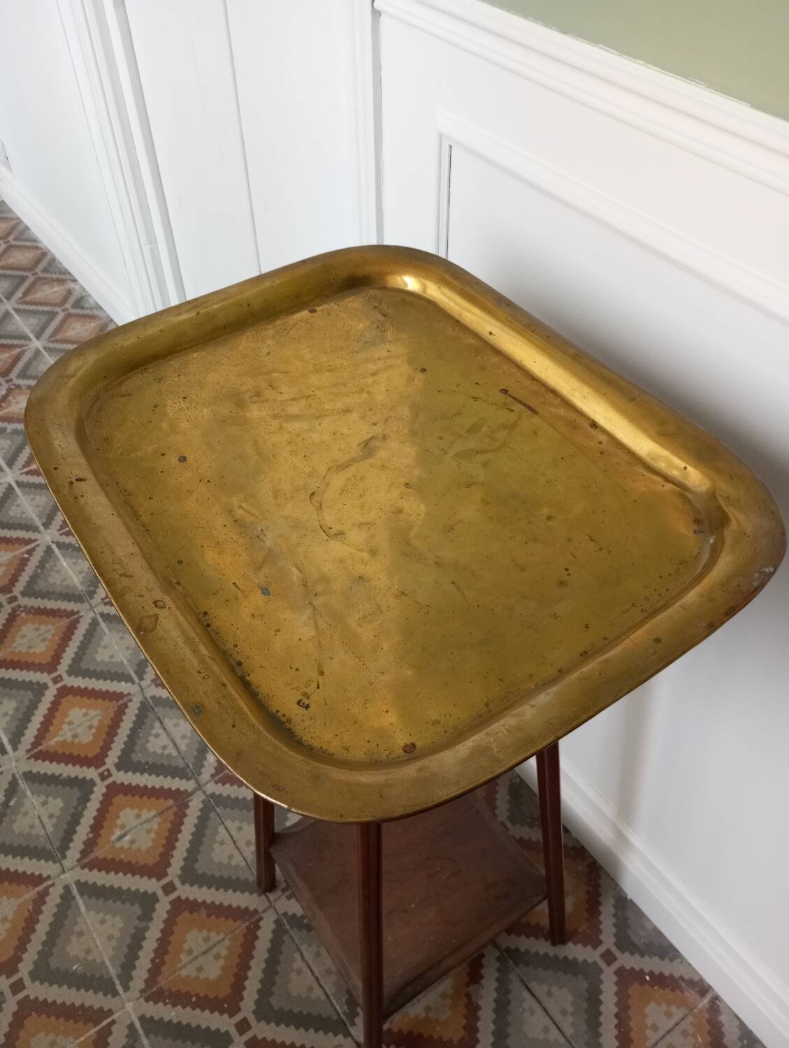 Brass tray