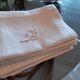 6 damask napkins, ps monogram