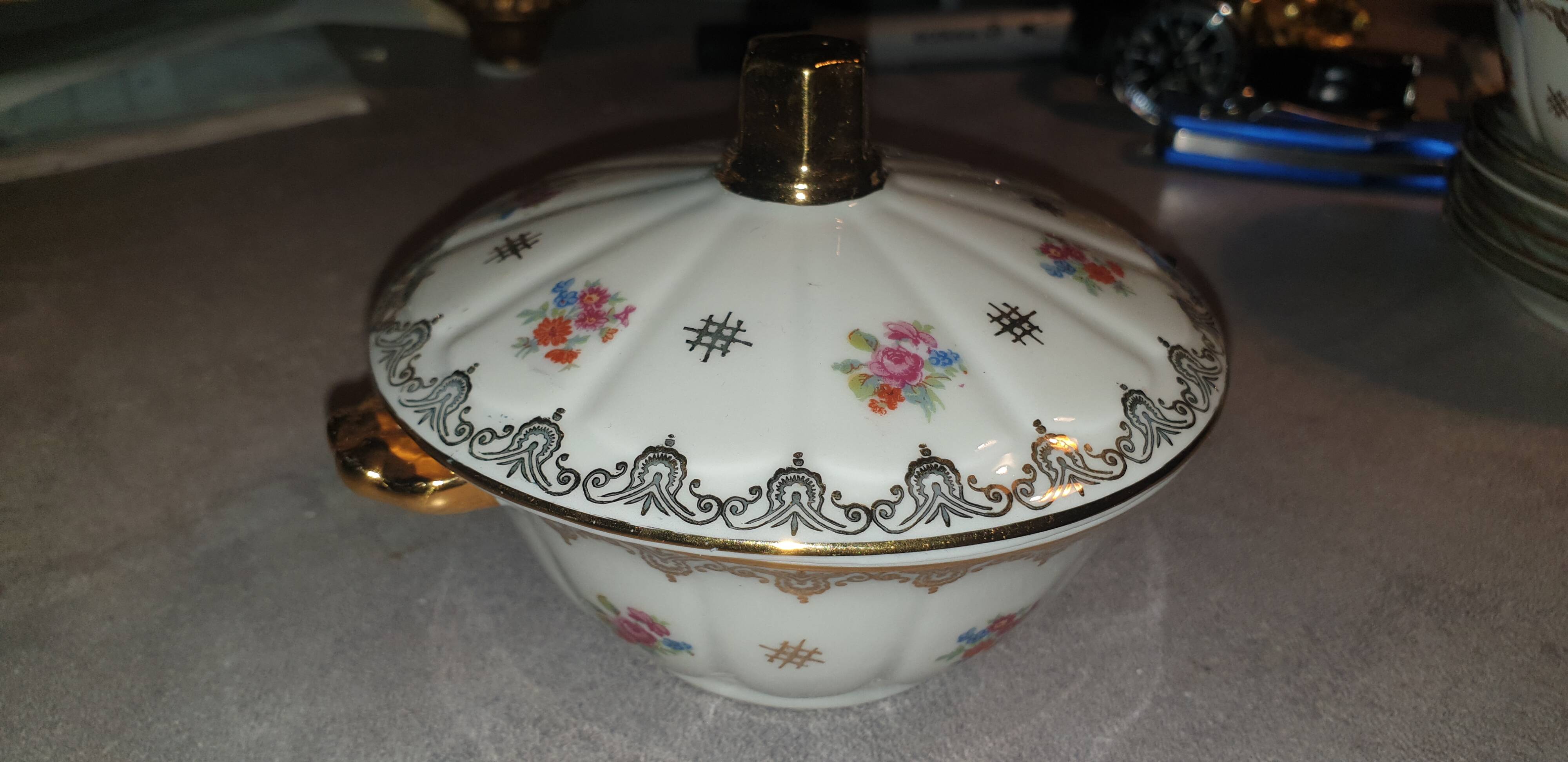 Dinette in paris porcelain half of the 19th century