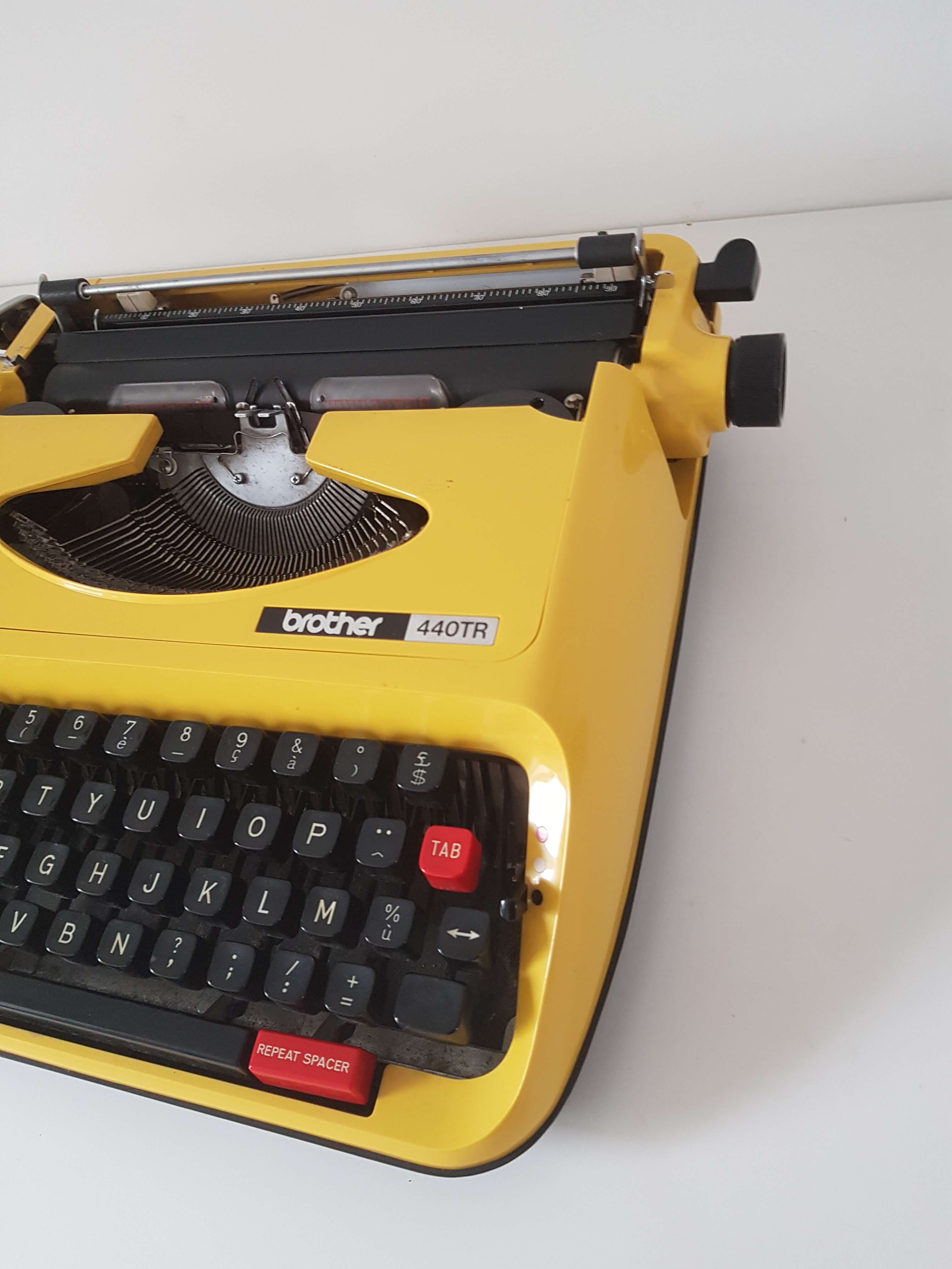 Brother Yellow Typewriter