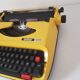 Brother Yellow Typewriter