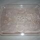 Pink glass top art deco fruits