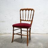 Old Napoleon III wooden chair