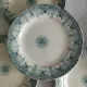 6 flat plates in earthenware from HB Choisy-le-Roi "Henriette"