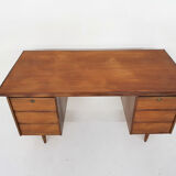 Bureau en teck du milieu du siècle, Pays-Bas des années 1960